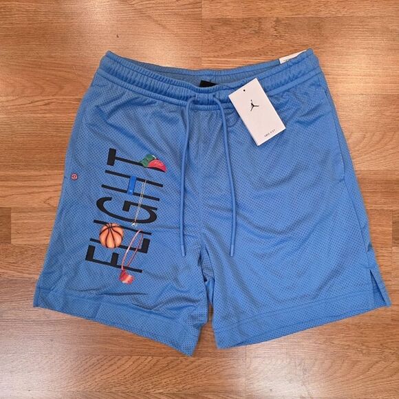 Air Jordan UNC Artist Series by Darien Birks 7" Mesh Shorts Men's S HF5474-462 - Picture 1 of 10